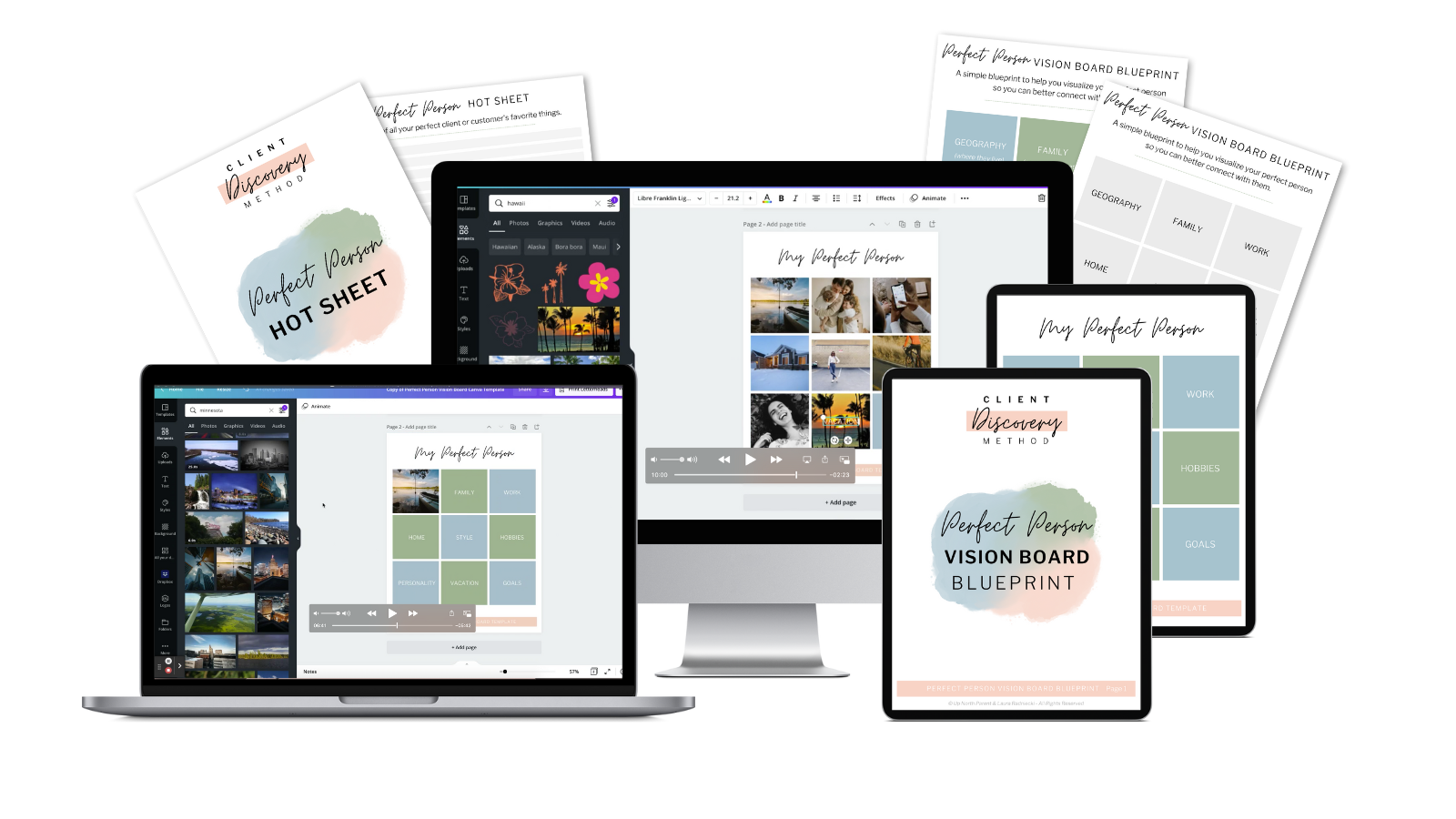 Bonuses that come with The Client Discovery Method Offer from Laura Radniecki and Up North Parent